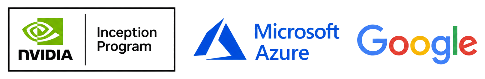NVIDIA Inception Program, Microsoft Azure and Google Cloud